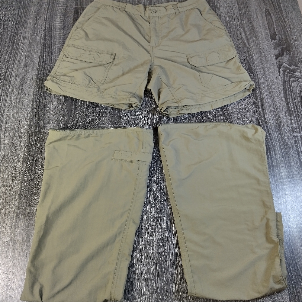Royal Robbins women's convertible cargo pants Olive green size 6